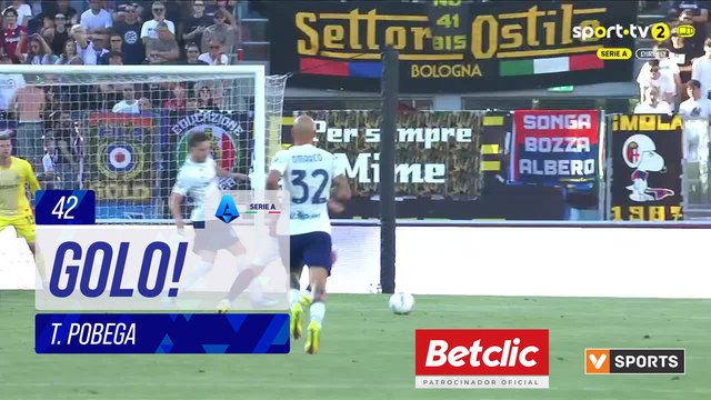 GOLO! Bologna, T. Pobega aos 42', Bologna 2-1 Internazionale