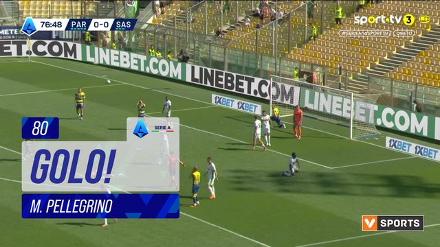 GOLO! Parma, M. Pellegrino aos 80', Parma 1-0 Sassuolo