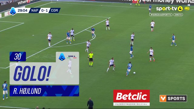 GOLO! Napoli, R. Højlund aos 30', Napoli 1-1 Como