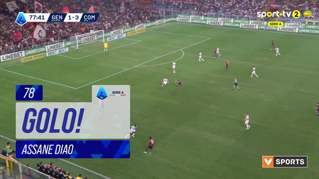GOLO! Como, Assane Diao aos 78', Genoa 1-4 Como
