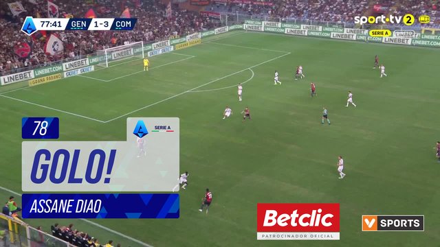 GOLO! Como, Assane Diao aos 78', Genoa 1-4 Como