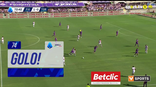 GOLO! Torino aos 74', Fiorentina 1-1 Torino