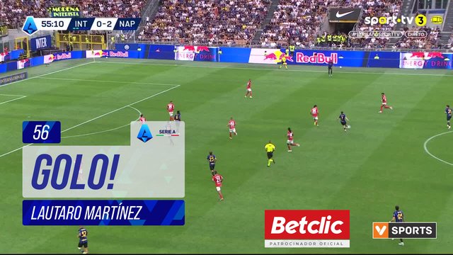 GOLO! Internazionale, Lautaro Martínez aos 56', Internazionale 1-2 Napoli