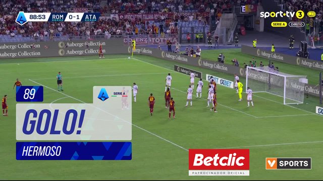 GOLO! Roma, Hermoso aos 89', Roma 1-1 Atalanta