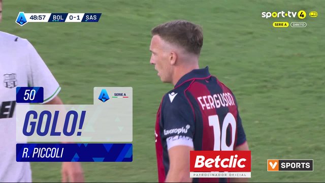 GOLO! Bologna, R. Piccoli aos 50', Bologna 1-1 Sassuolo