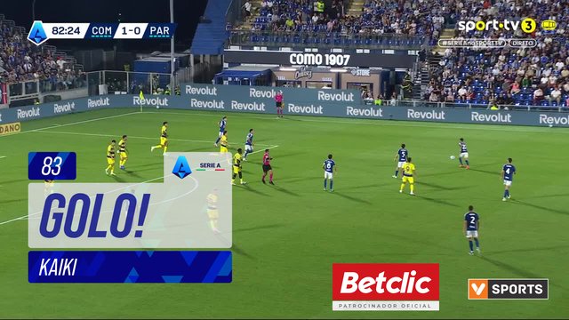 GOLO! Como, Kaiki aos 83', Como 2-0 Parma