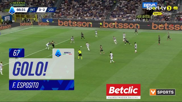 GOLO! Internazionale, F. Esposito aos 67', Internazionale 4-2 Udinese