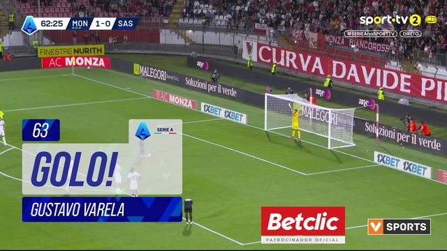 GOLO! Monza, Gustavo Varela aos 63', Monza 2-0 Sassuolo
