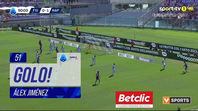 GOLO! Fiorentina, Álex Jiménez aos 51', Fiorentina 1-1 Napoli