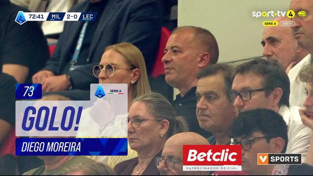 GOLO! Milan, Diego Moreira aos 73', Milan 3-0 Lecce