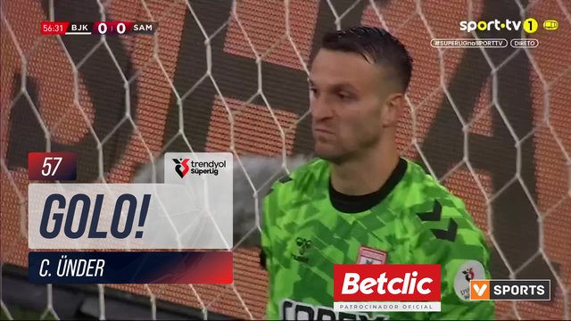 GOLO! Beşiktaş, C. Ünder aos 57', Beşiktaş 1-0 Samsunspor