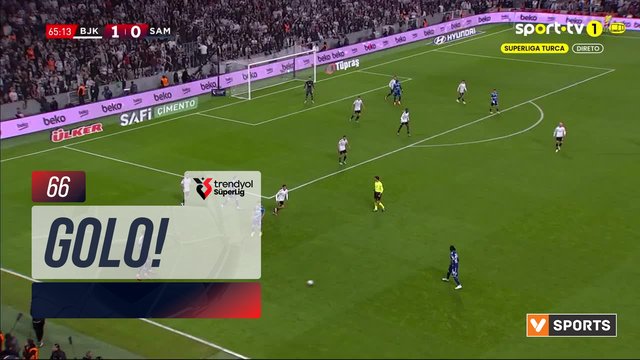 GOLO! Samsunspor, C. Ndiaye aos 66', Beşiktaş 1-1 Samsunspor