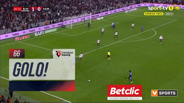 Liga Turca (13ª Jornada): Resumo Beşiktaş 1-1 Samsunspor