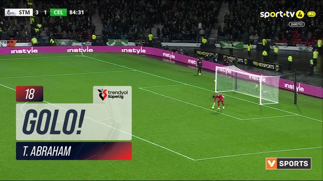 GOLO! Beşiktaş, T. Abraham aos 18', Trabzonspor 0-1 Beşiktaş
