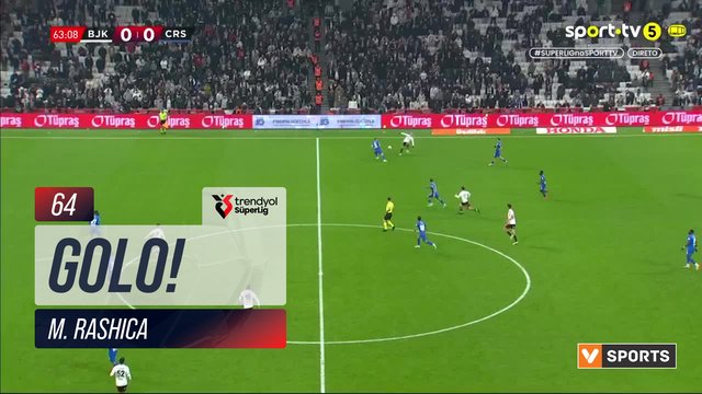 GOLO! Beşiktaş, M. Rashica aos 64', Beşiktaş 1-0 Rizespor