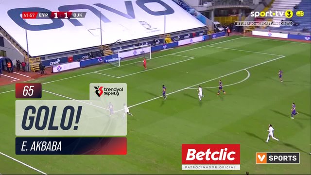 GOLO! Eyüpspor, E. Akbaba aos 65', Eyüpspor 2-1 Beşiktaş