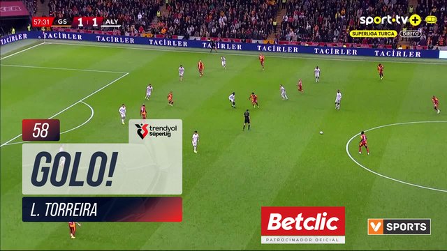 GOLO! Galatasaray, L. Torreira aos 58', Galatasaray 2-1 Alanyaspor