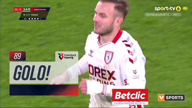 GOLO! Fenerbahçe aos 89', Fenerbahçe 2-2 Samsunspor