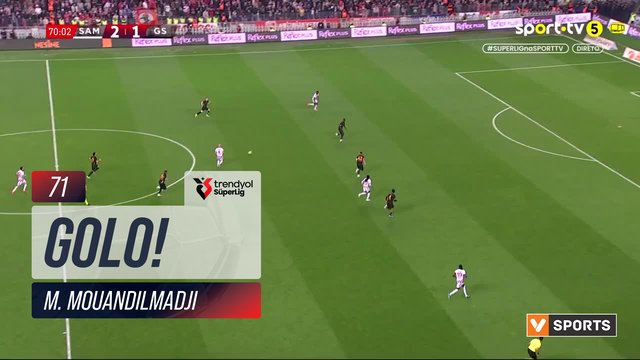 GOLO! Samsunspor, M. Mouandilmadji aos 71', Samsunspor 3-1 Galatasaray