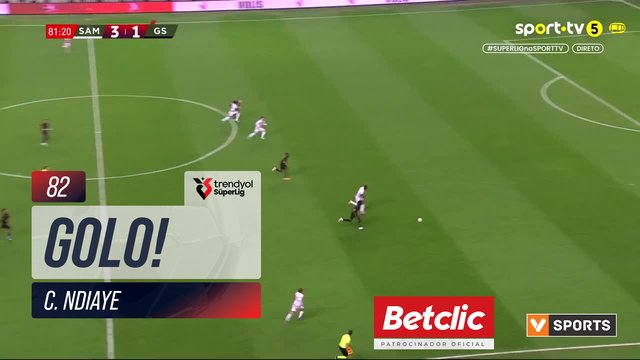 GOLO! Samsunspor, C. Ndiaye aos 82', Samsunspor 4-1 Galatasaray