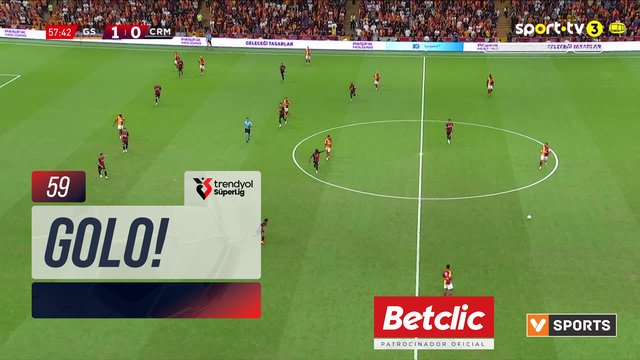 GOLO! Çorum aos 59', Galatasaray 1-1 Çorum