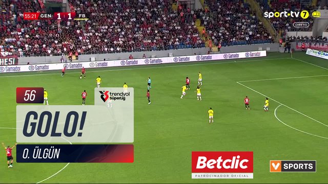 GOLO! Gençlerbirliği, O. Ülgün aos 56', Gençlerbirliği 2-1 Fenerbahçe