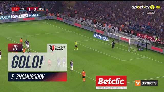 GOLO! Başakşehir, E. Shomurodov aos 19', Trabzonspor 1-1 Başakşehir