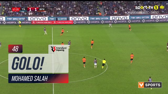 GOLO! Trabzonspor, Mohamed Salah aos 48', Trabzonspor 2-1 Başakşehir