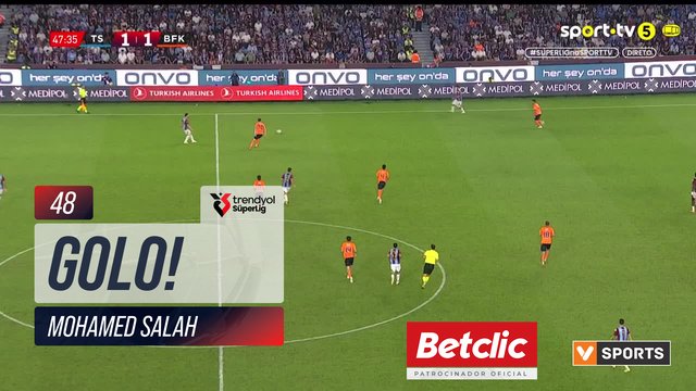 GOLO! Trabzonspor, Mohamed Salah aos 48', Trabzonspor 2-1 Başakşehir
