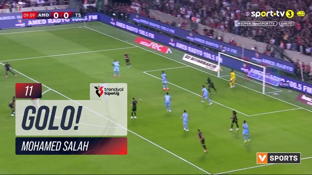 GOLO! Trabzonspor, Mohamed Salah aos 11', Amed 0-1 Trabzonspor