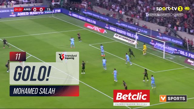 GOLO! Trabzonspor, Mohamed Salah aos 11', Amed 0-1 Trabzonspor