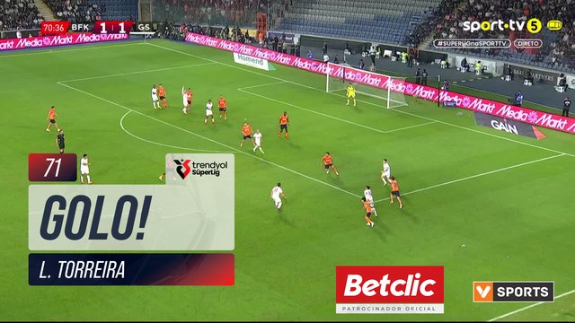 GOLO! Galatasaray, L. Torreira aos 71', Başakşehir 1-2 Galatasaray