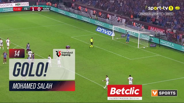 GOLO! Trabzonspor, Mohamed Salah aos 14', Trabzonspor 2-0 Gençlerbirliği
