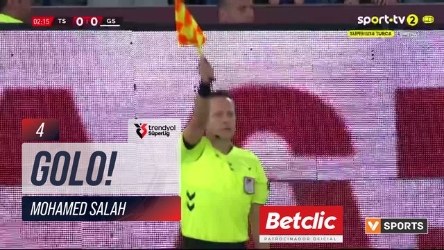 GOLO! Trabzonspor, Mohamed Salah aos 4', Trabzonspor 1-0 Galatasaray