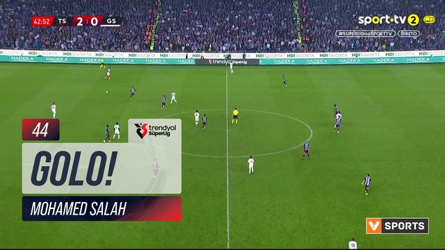 GOLO! Trabzonspor, Mohamed Salah aos 44', Trabzonspor 3-0 Galatasaray