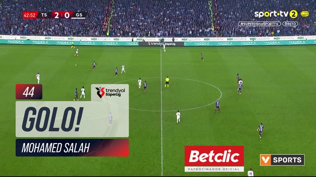 GOLO! Trabzonspor, Mohamed Salah aos 44', Trabzonspor 3-0 Galatasaray