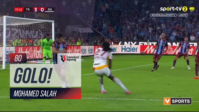 GOLO! Trabzonspor, Mohamed Salah aos 80', Trabzonspor 4-0 Galatasaray