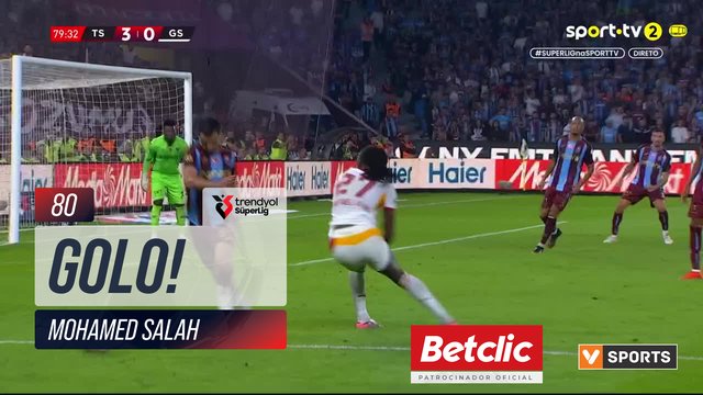 GOLO! Trabzonspor, Mohamed Salah aos 80', Trabzonspor 4-0 Galatasaray