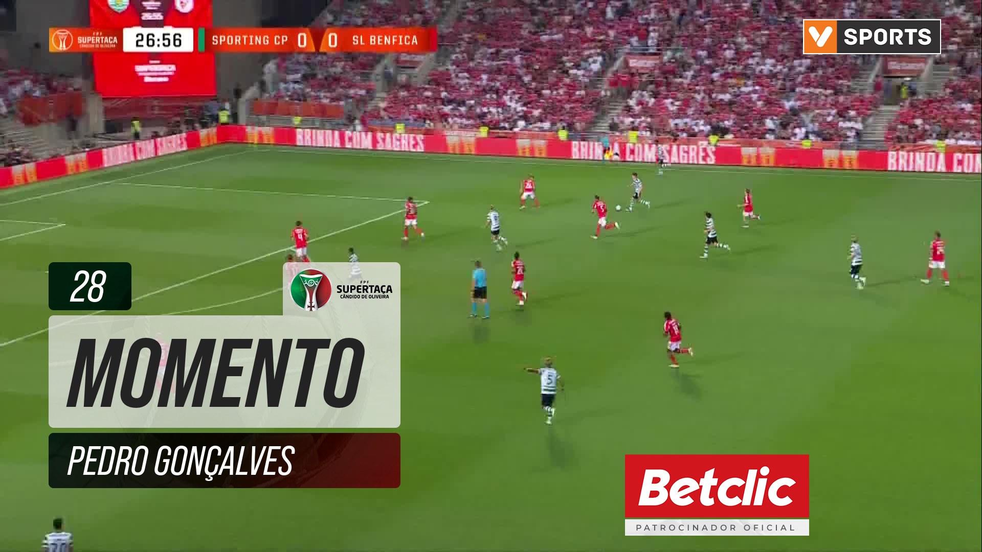 Sporting, Jogada, Pedro Gonçalves aos 28'
