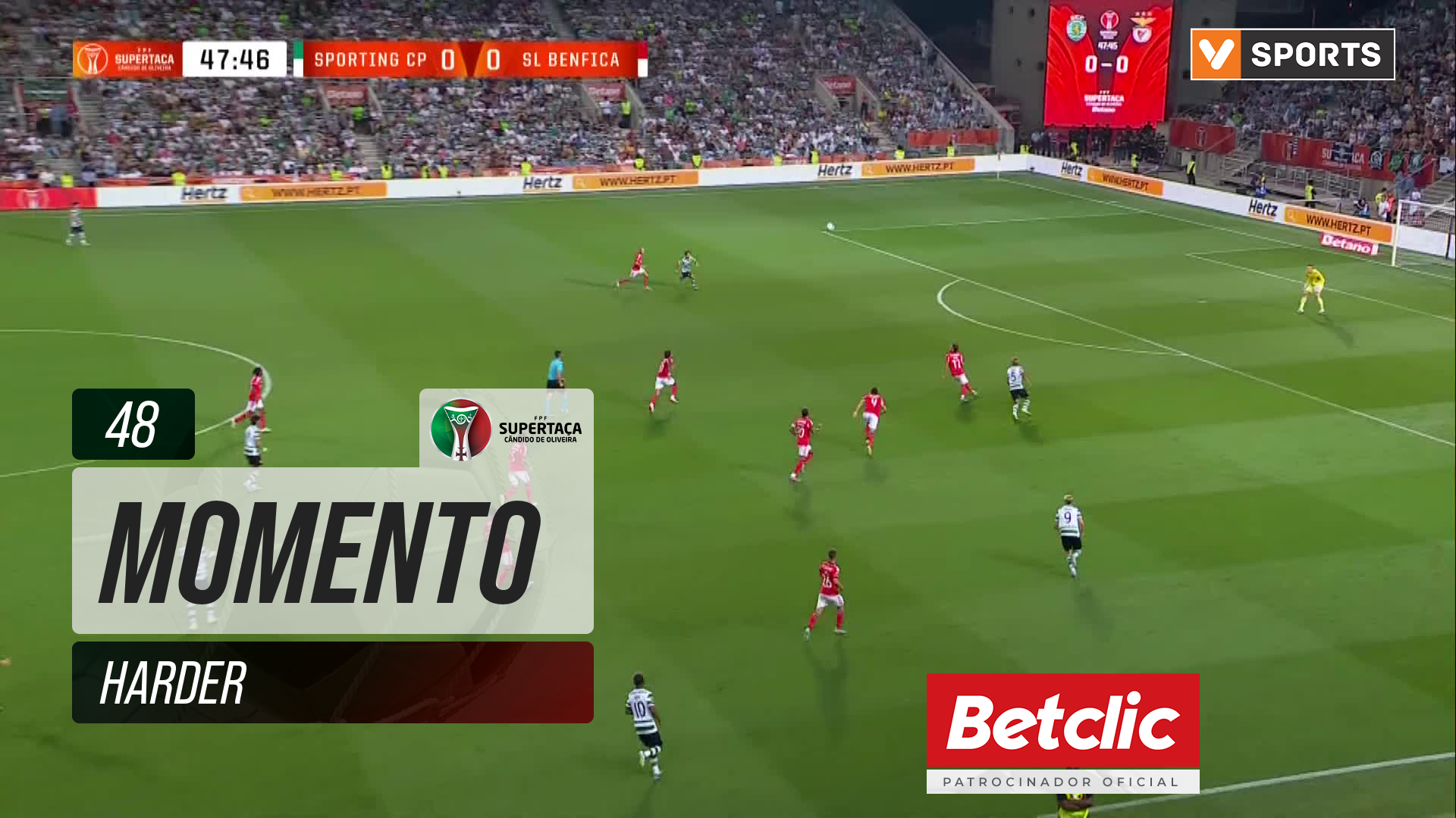 Sporting, Jogada, Harder aos 48'