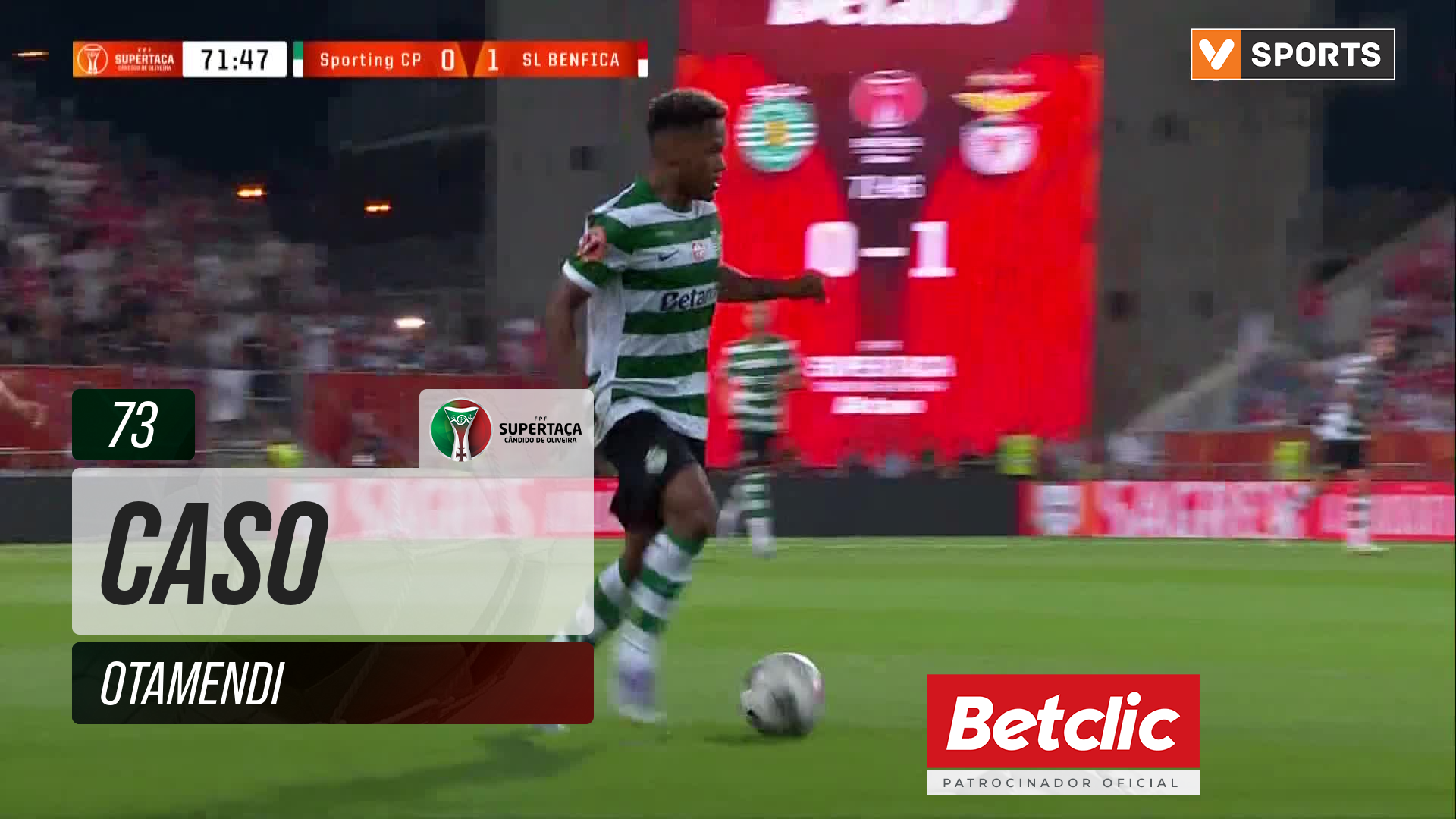 Benfica, Cartão Amarelo, Otamendi aos 73'