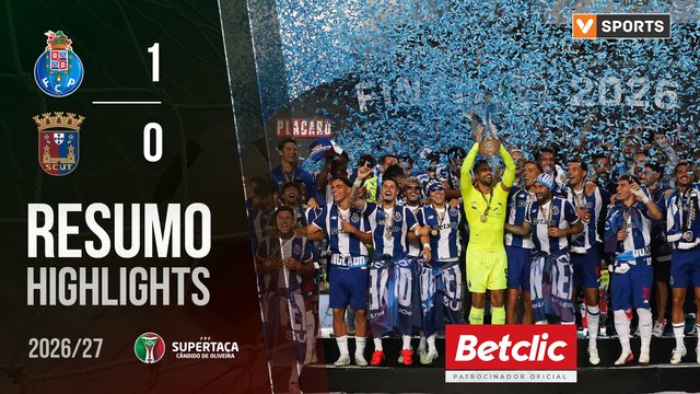Supertaça (Final): Resumo FC Porto 1-0 Torreense