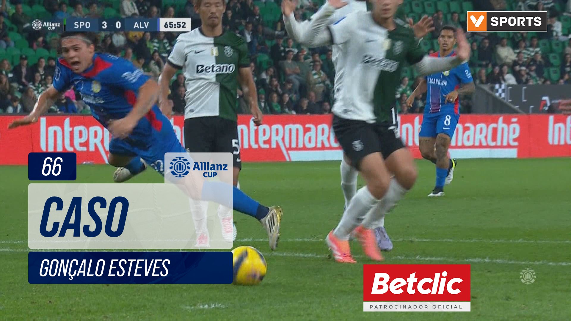 Alverca, Caso, Gonçalo Esteves aos 66'