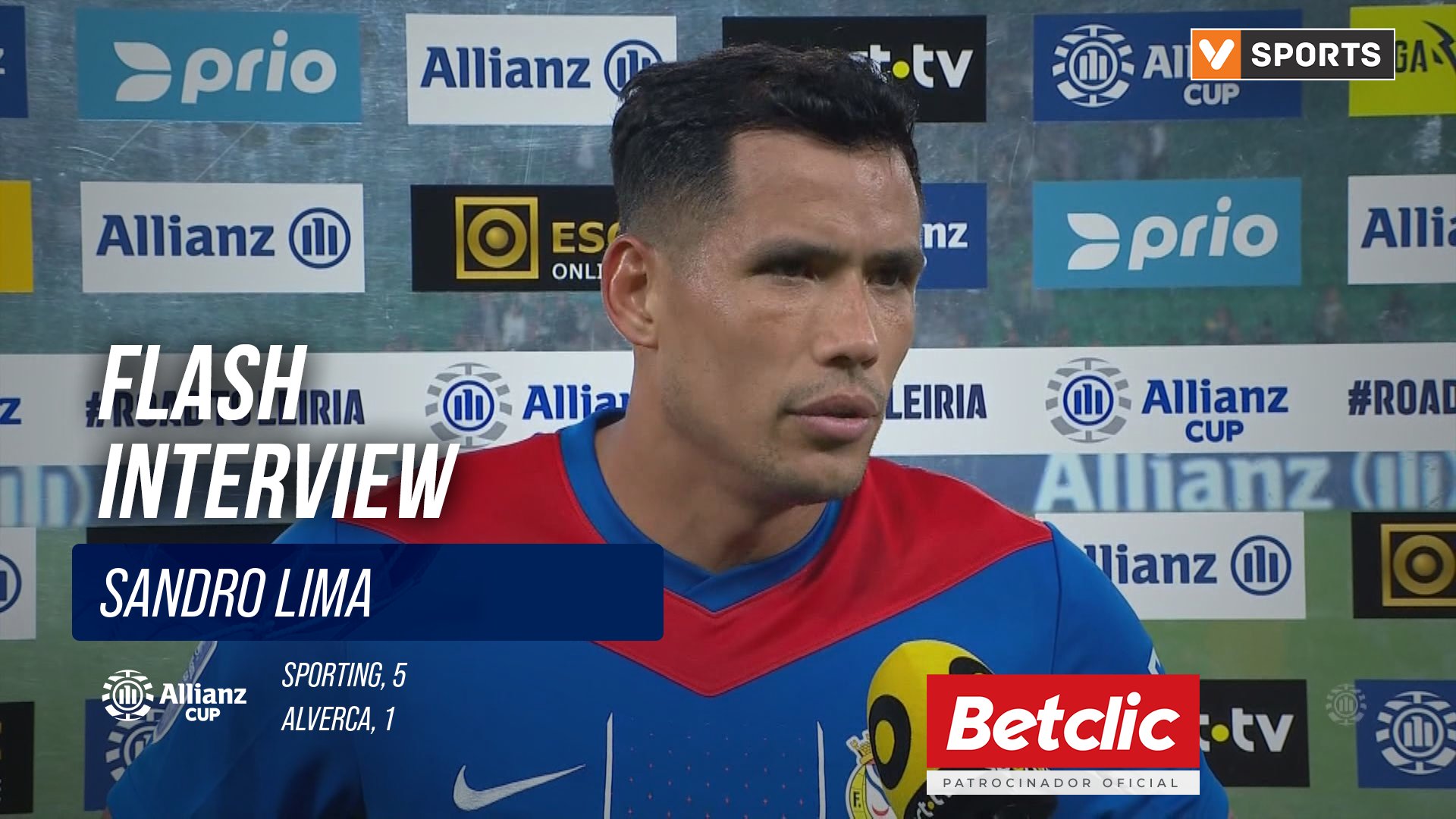 Taça da Liga (Quartos de final) | Sporting 5-1 Alverca: Flash Interview Sandro Lima