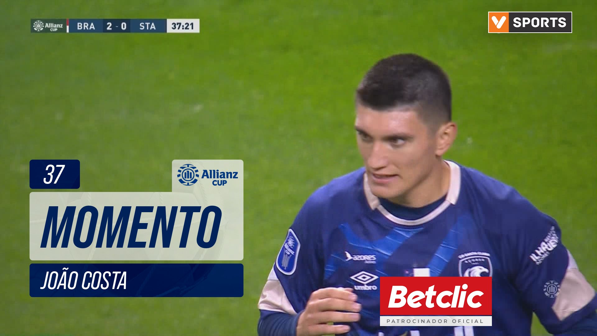 Santa Clara, Jogada, João Costa aos 37'