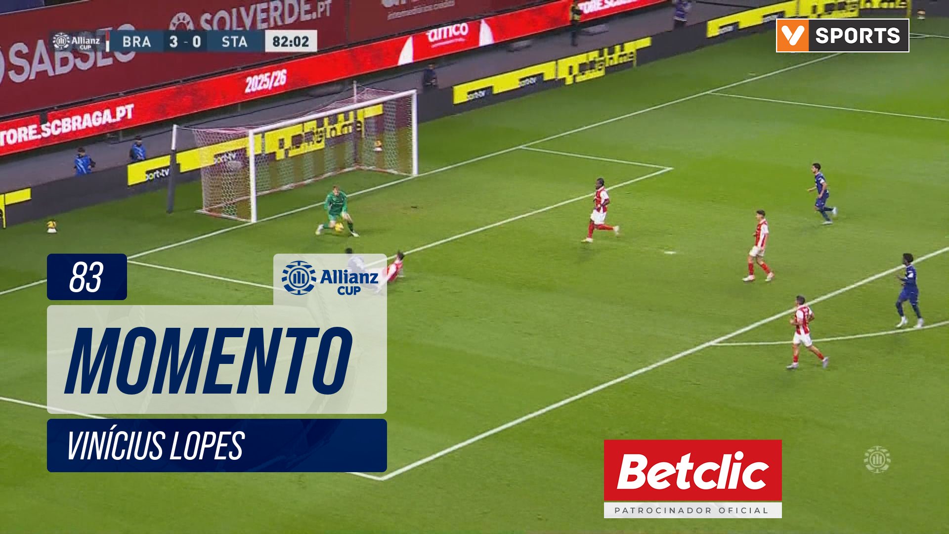 Santa Clara, Jogada, Vinícius Lopes aos 83'