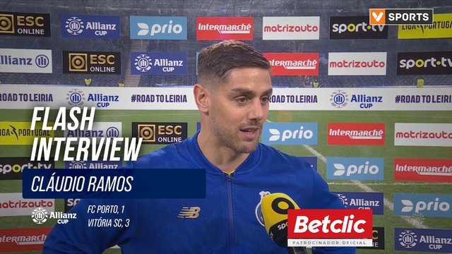 Taça da Liga (Quartos de final) | FC Porto 1-3 Vitória SC: Flash Interview Cláudio Ramos