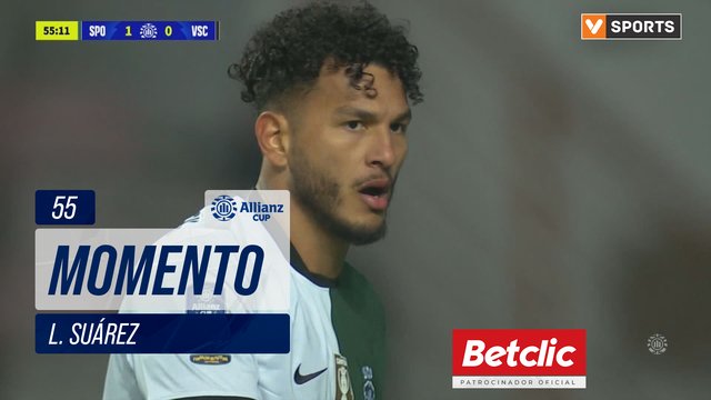 Sporting, Jogada, L. Suárez aos 55'