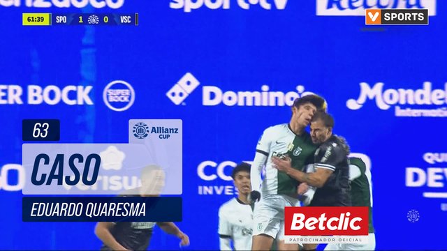 Sporting, Caso, Eduardo Quaresma aos 63'