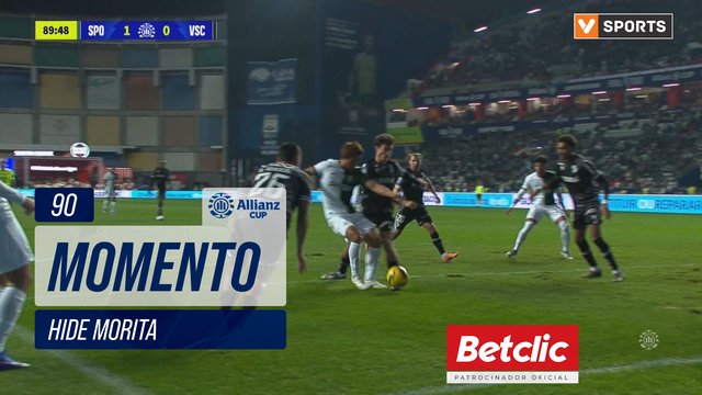 Sporting, Jogada, Hide Morita aos 90'